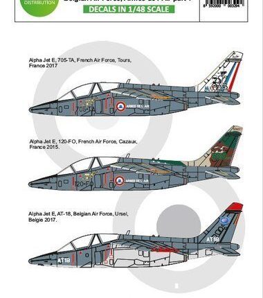 1/48 Alpha Jet E Belgian AF and ArmeÃ© de lÂ´Air Part 1