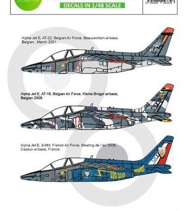 1/48 Alpha Jet E Belgian Air Force and ArmeÃ© de lÂ´Air part 2