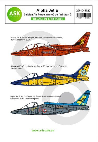 1/48 Alpha Jet E Belgian Air Force and ArmeÃ© de lÂ´Air part 3