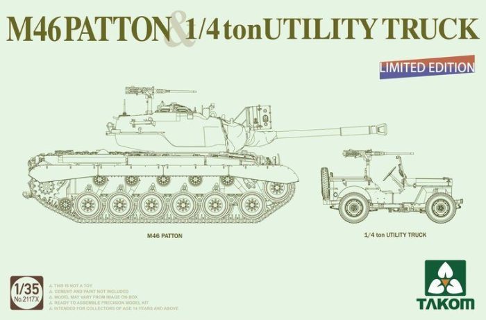 M46 Patton & 1/4 ton Utility Truck (Limited Edition)