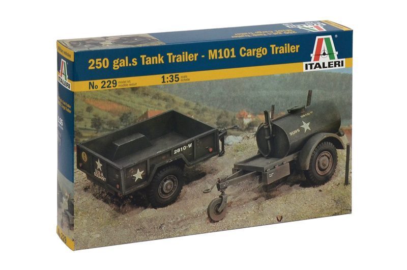 250 gal.s Tank Trailer - M101 Cargo Trailer