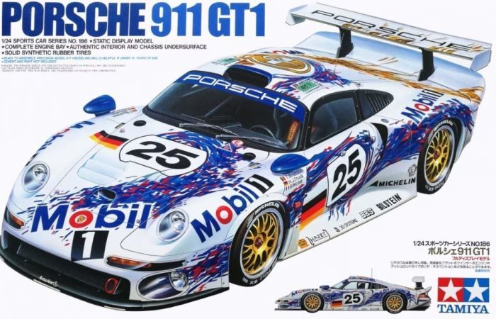 1996 Porsche 911 GT1 #25 Mobil 1