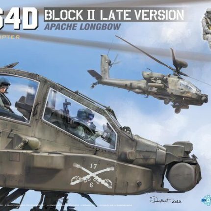AH-64D Block II Late VersionÂ include 3D resin parts and 02 figures