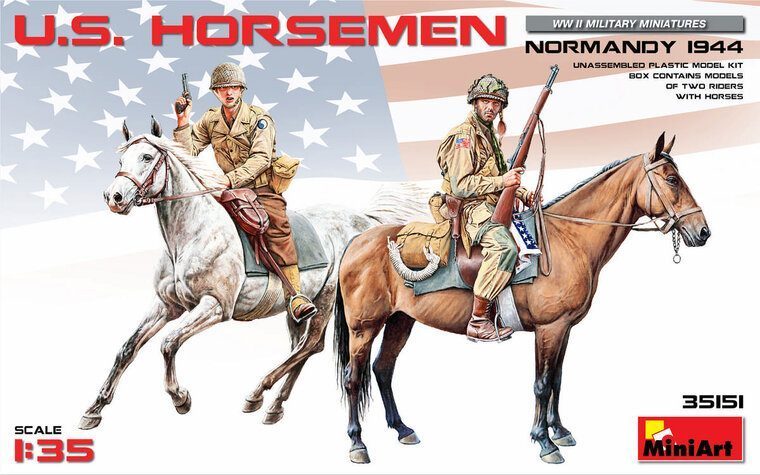U.S. Horsemen Normandy 1944
