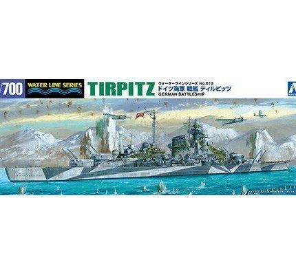 German Battleship Tirpitz Water Line Series No. 619