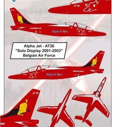 Alpha Jet - AT-26 Solo Display 2001-2003 Belgian Air Force