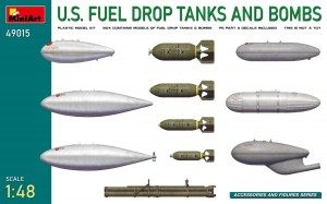 U.S. Fuel Drop Tanks and Bombs