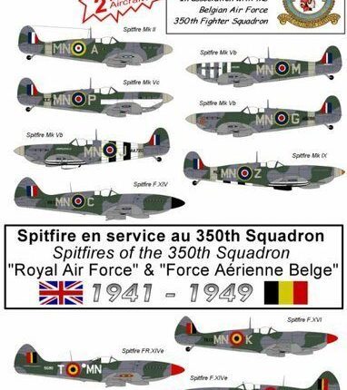 Supermarine Spitfire Spitfire in 350th Squadron 1941 - 1949