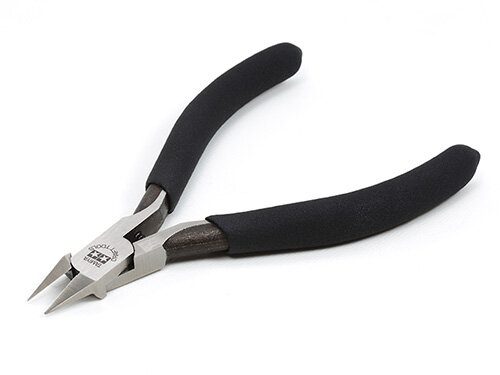 Tamiya Craft Tools Sharp Pointed Side Cutter for Plastic (Slim Jaw)