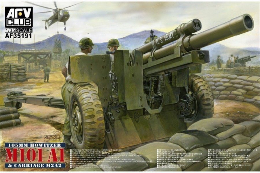 105mm Howitzer M101A1 on Carriage M2A2