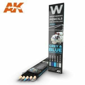 Weathering Pencils: Grey & Blue