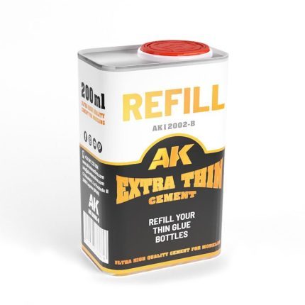 200 ML. REFILL – EXTRA THIN CEMENT
