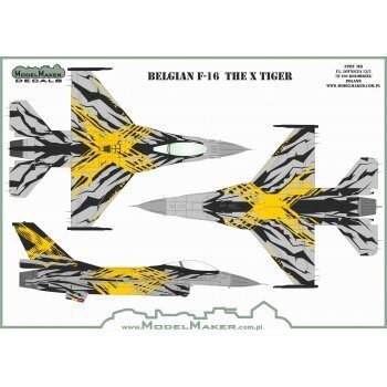 Belgian F-16 The X Tiger