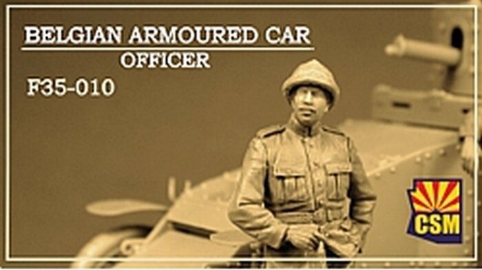 Belgian Armoured car officer