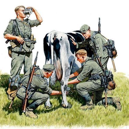 Operation Milk Man German infantry, WW II era