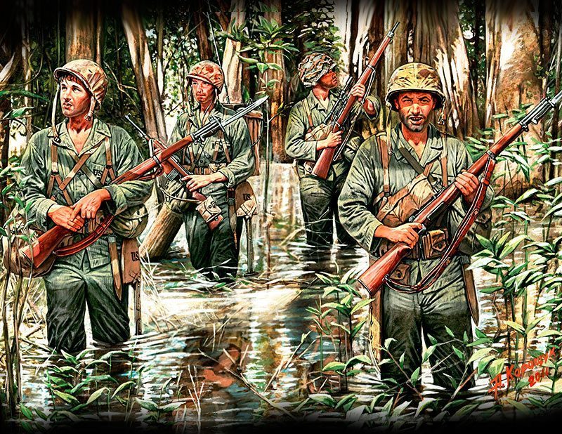 U.S. Marines in Jungle