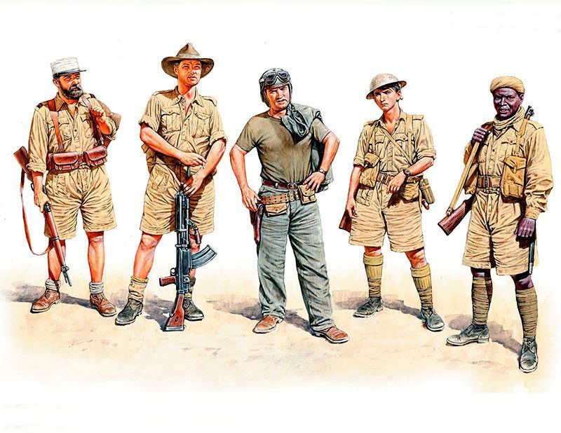 Allied Forces WWII era, North Africa desert battle series