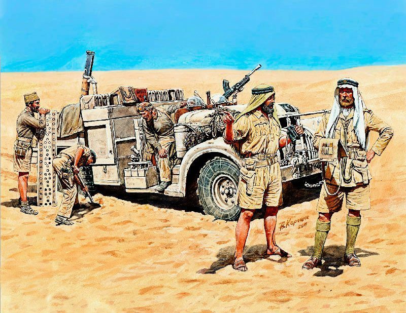 LRDG in North Africa WWII era