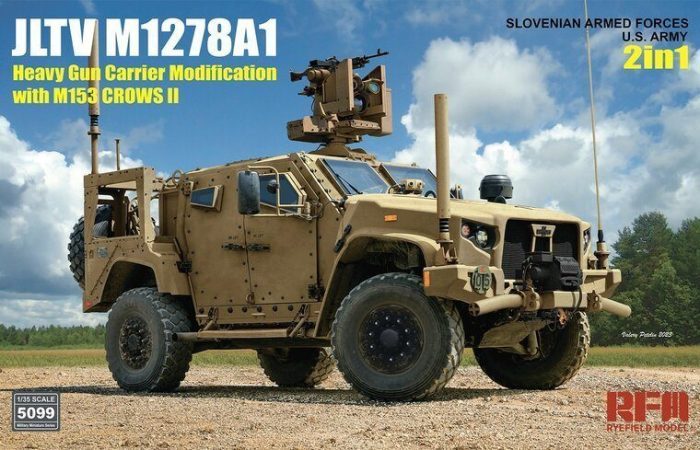 JLTV M1278A1 Heavy Gun Carrier Modification with M153 Crows IIÂ US Army / Slovenian Armed Forces
