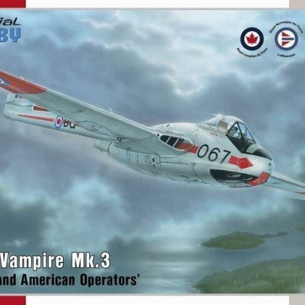 DH.100 Vampire F.3 European and American Operators