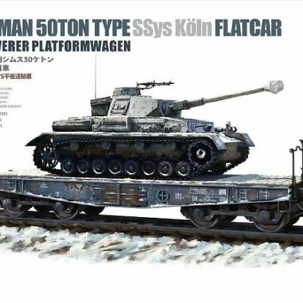 German 50-ton Type SSys KÃ¶ln Flatcar (Schwerer Platformwagen)