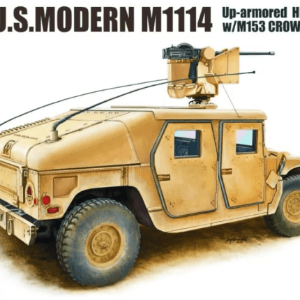 U. S. Modern M1114 Up-Armored HMMWV w/M153 CrowsII System