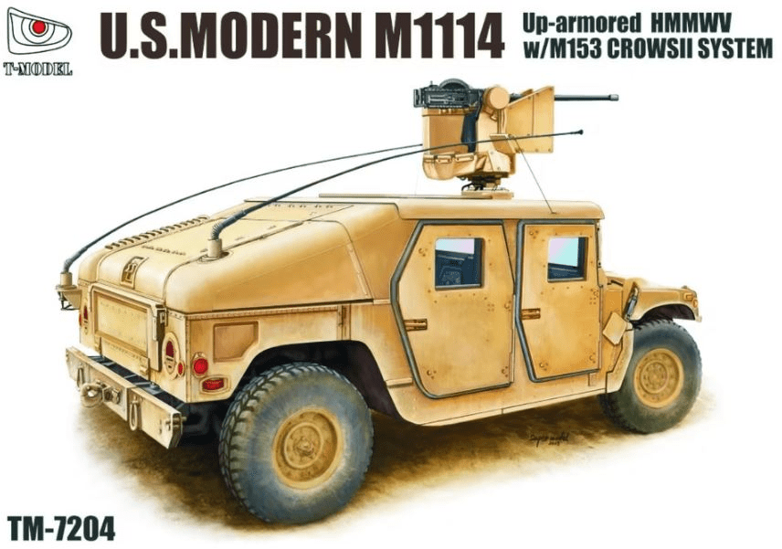 U. S. Modern M1114 Up-Armored HMMWV w/M153 CrowsII System