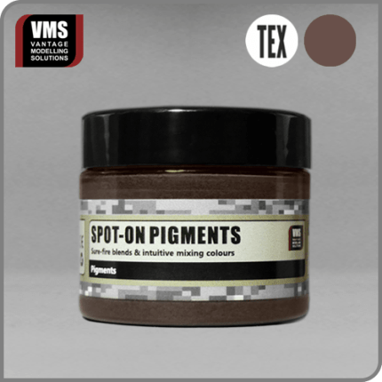 Spot-On pigment No. 10 Dark Brown Earth Tex