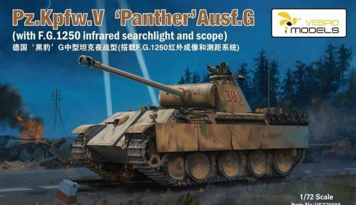Pz.Kpfw. V Panther Ausf.G (with F.G.1250 infrared search light and scope)